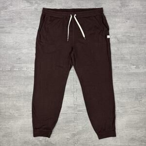 Vuori Performance Jogger Women XL Mahogany Heather Athleisure VW303 Stretch GOOD
